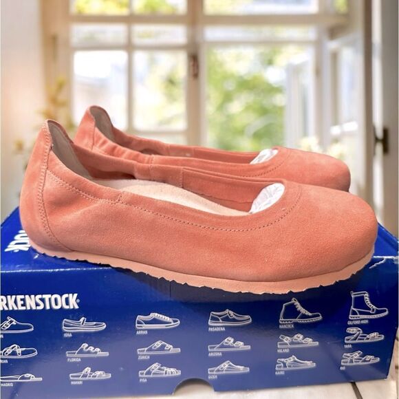 BIRKENSTOCK Celina II Leather Suede Slip-on Ballet Flat Size 37 - Picture 4 of 14